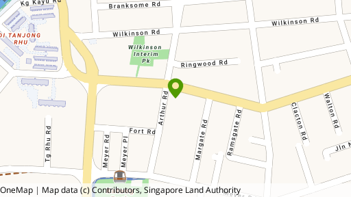 Map showing the location of Katong Park Towers (Terminated)