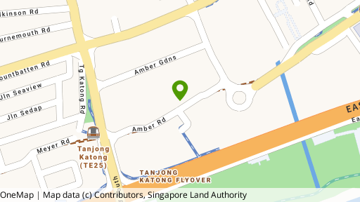 Map showing the location of Suites @ Amber