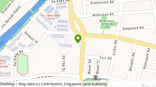 Map showing the location of One Fort
