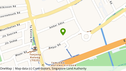 Map showing the location of Amber Park (Terminated)