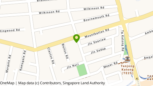 Map showing the location of Seven Crescent