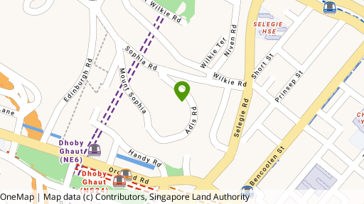 Map showing the location of Sophia Mansion