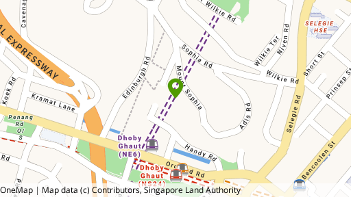 Map showing the location of 8 @ Mount Sophia