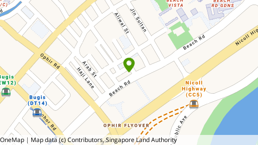 Map showing the location of Sultan Gate Place