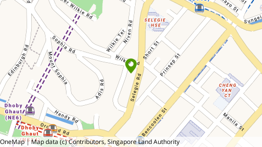 Map showing the location of Peace Centre / Peace Mansion