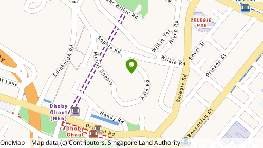 Map showing the location of Adis Villas