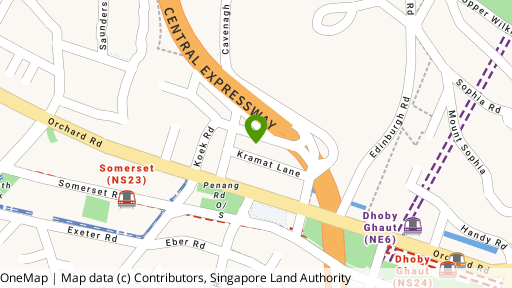 Map showing the location of 28 Cavenagh Road