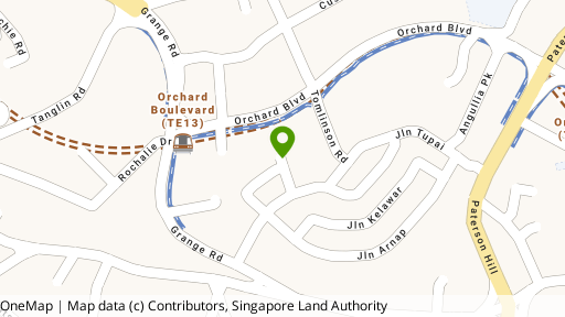 Map showing the location of Residences 8