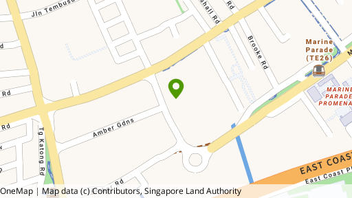 Map showing the location of Amber 45