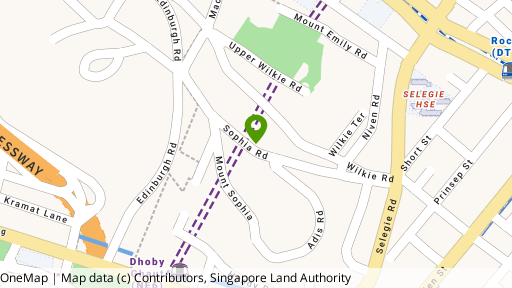 Map showing the location of Sophia View