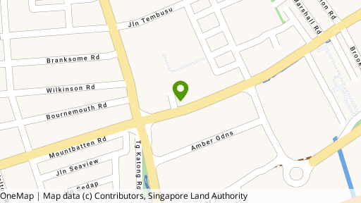 Map showing the location of 833 MB Residences