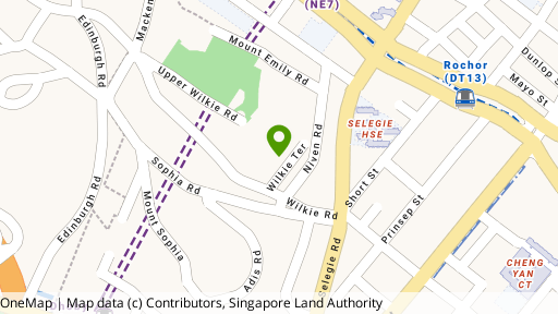 Map showing the location of Liv On Wilkie