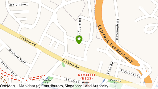 Map showing the location of 8 Hullet