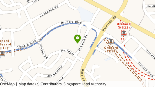 Map showing the location of Boulevard Vue