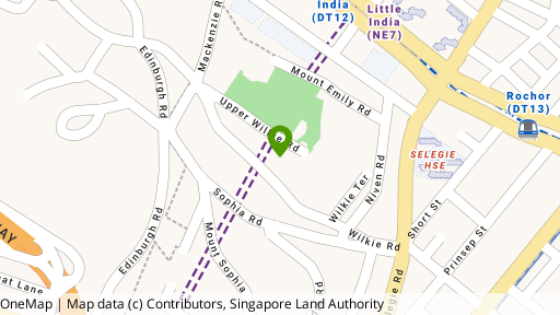 Map showing the location of Wilkie Studio