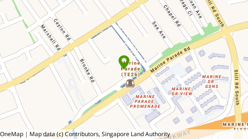 Map showing the location of Marine View Mansions