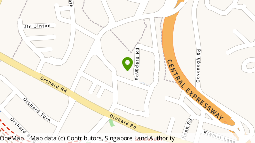Map showing the location of Char Yong Gardens