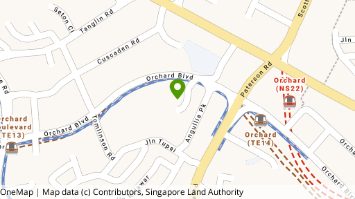 Map showing the location of Cuscaden Tower (Terminated)