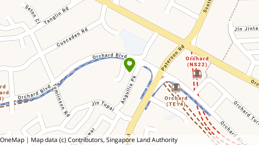 Map showing the location of 3 Cuscaden