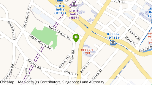 Map showing the location of Niven Loft