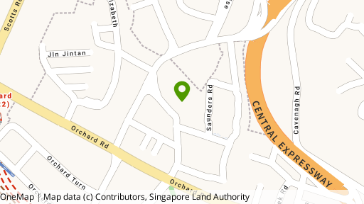 Map showing the location of Urban Resort Condominium