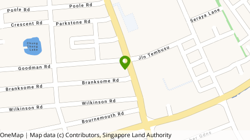 Map showing the location of 318 Tanjong Katong Road