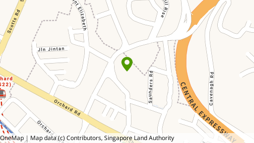Map showing the location of The Laurels