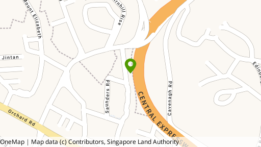 Map showing the location of Emerald Apartments