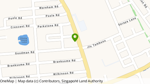 Map showing the location of Chelsea Lodge