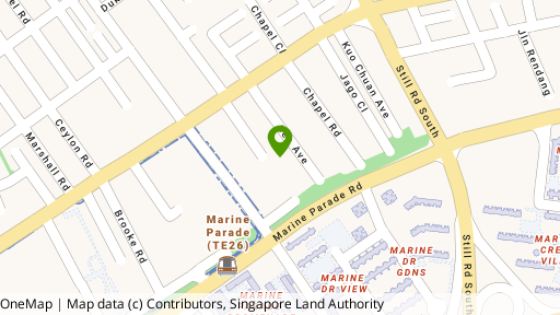 Map showing the location of Straits Mansions