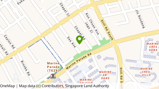 Map showing the location of Chapel Court