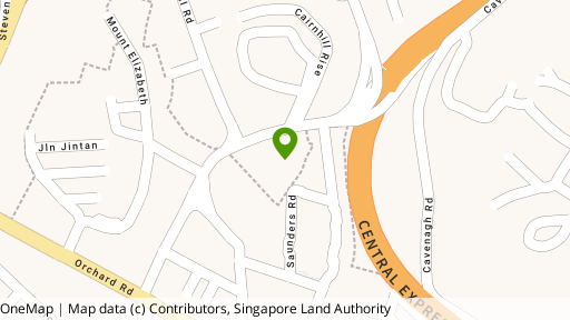 Map showing the location of Cairnhill Crest