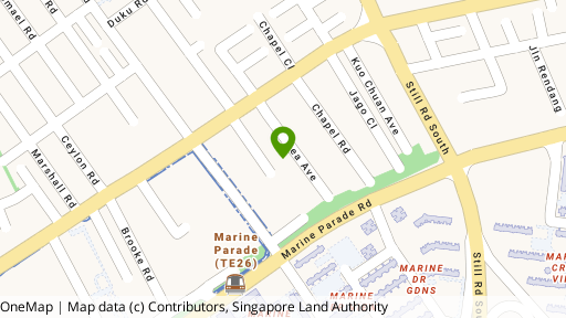 Map showing the location of Sea Avenue Mansions