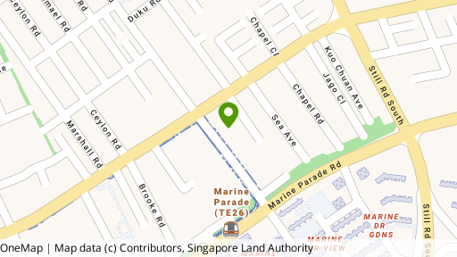 Map showing the location of The Eastside