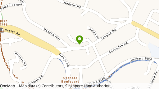 Map showing the location of 3 Saint Martin's Drive