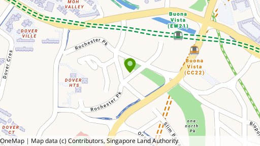 Map showing the location of The Rochester Residences