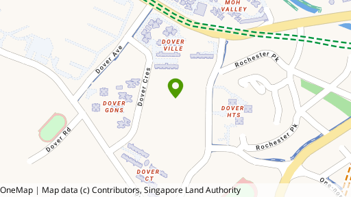 Map showing the location of Dover Parkview
