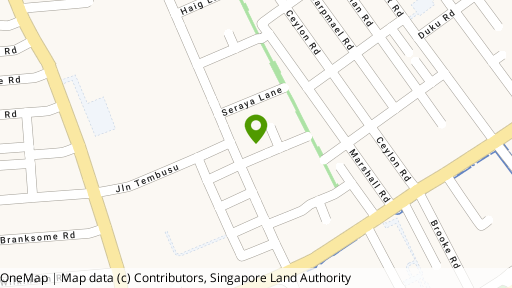 Map showing the location of Seraya Breeze