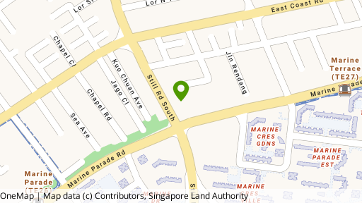 Map showing the location of D'ecosia