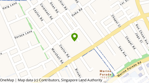 Map showing the location of Terrace View
