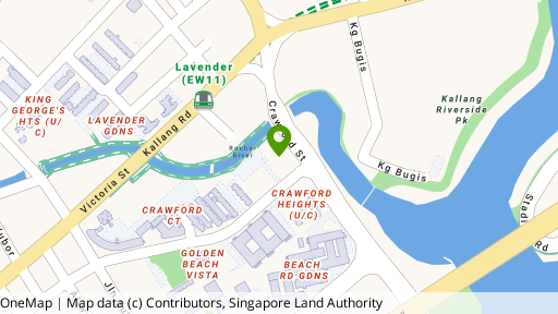 Map showing the location of Southbank