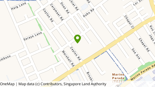Map showing the location of Ceylon Crest
