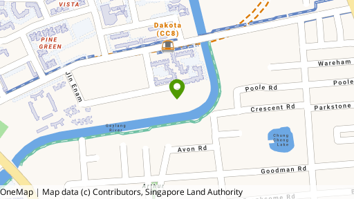 Map showing the location of Waterbank At Dakota