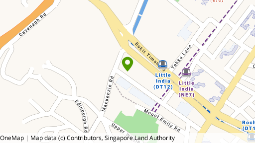 Map showing the location of 124 Mackenzie Road