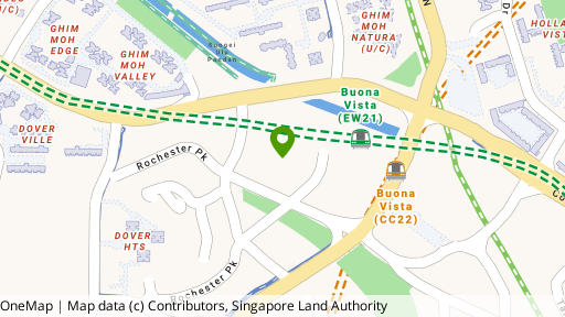 Map showing the location of The Star Vista