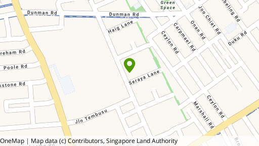 Map showing the location of Haig Residences