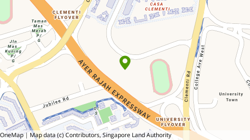 Map showing the location of The Clement Canopy