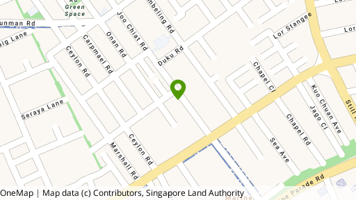 Map showing the location of 414 Joo Chiat Road