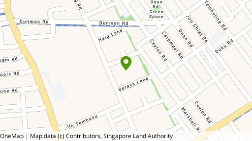 Map showing the location of Haig Grove