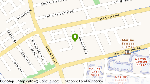 Map showing the location of Martia Residence